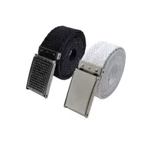 Cinto de Cadarço com Fivela Americana 2,5cm - Kit 2 Cintos