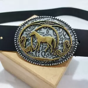 Cinto Country Masculino Couro Legitimo 4,0 cm