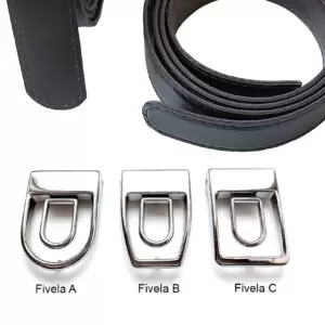 Fivela de Garra Removível para Cinto Masculino de 3,0cm