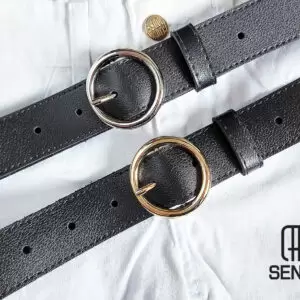 Cinto Feminino Fivela Redonda de 5,0 cm