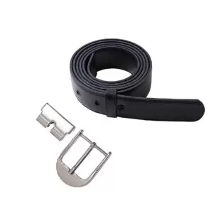 Cinto Social Extra Grande com Adaptador e Fivela Prate