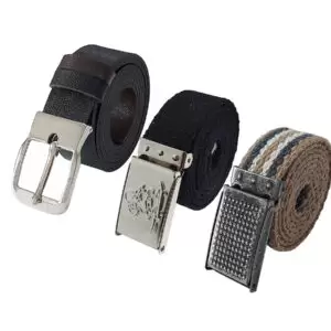 Kit de Cinto Infantil Essencial - ( Social - Casual - Esporte)