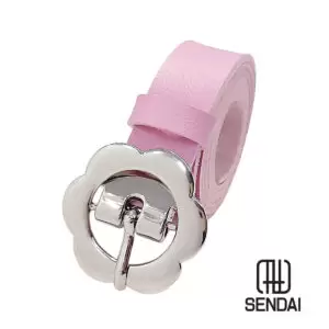 Cinto Sendai Infantil Fivela de Flor com Adaptador Removível 2,5 cm